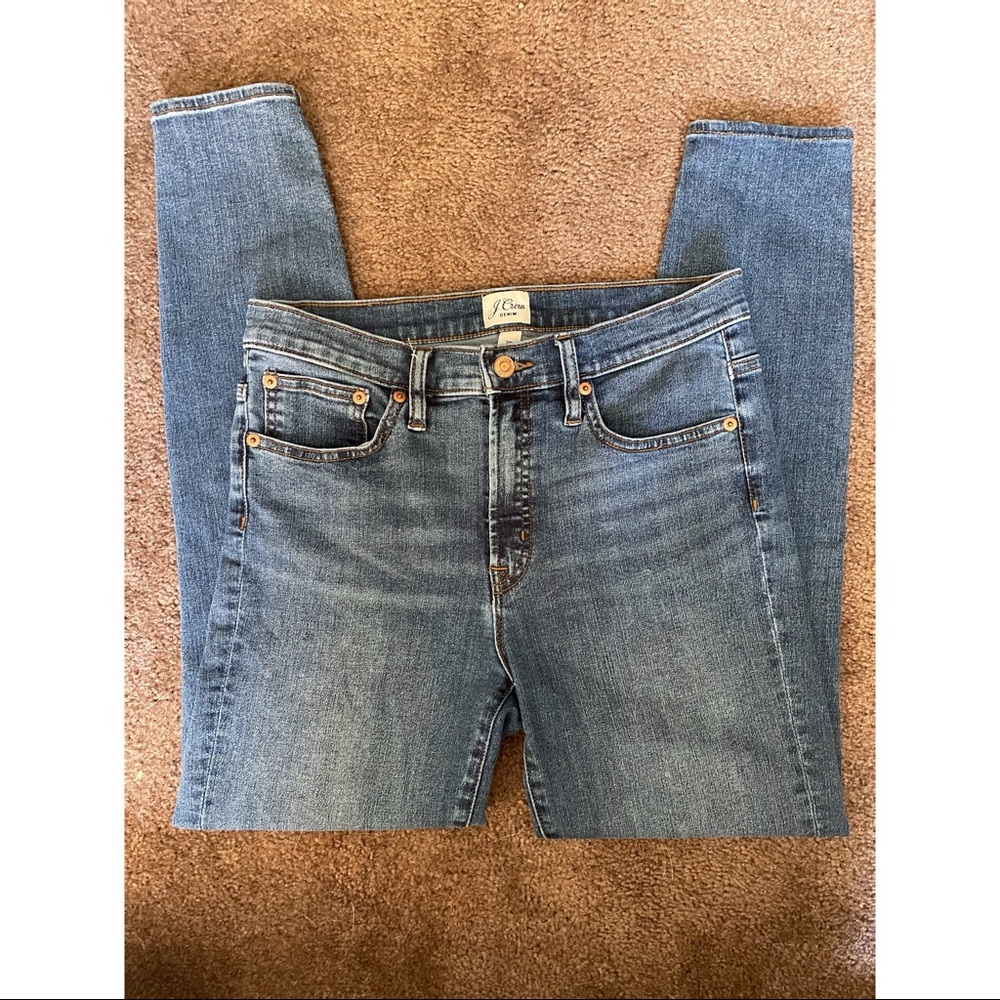 J.Crew 9" High-rise Toothpick Jean